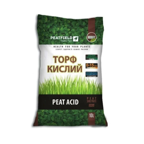 Субстрат Торф кислий PEATFIELD 10 л